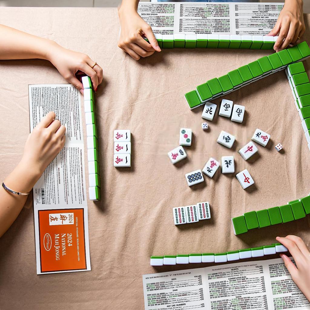 Стандартные правила и тип карт маджонга 2024 года - оценочная карта маджонга