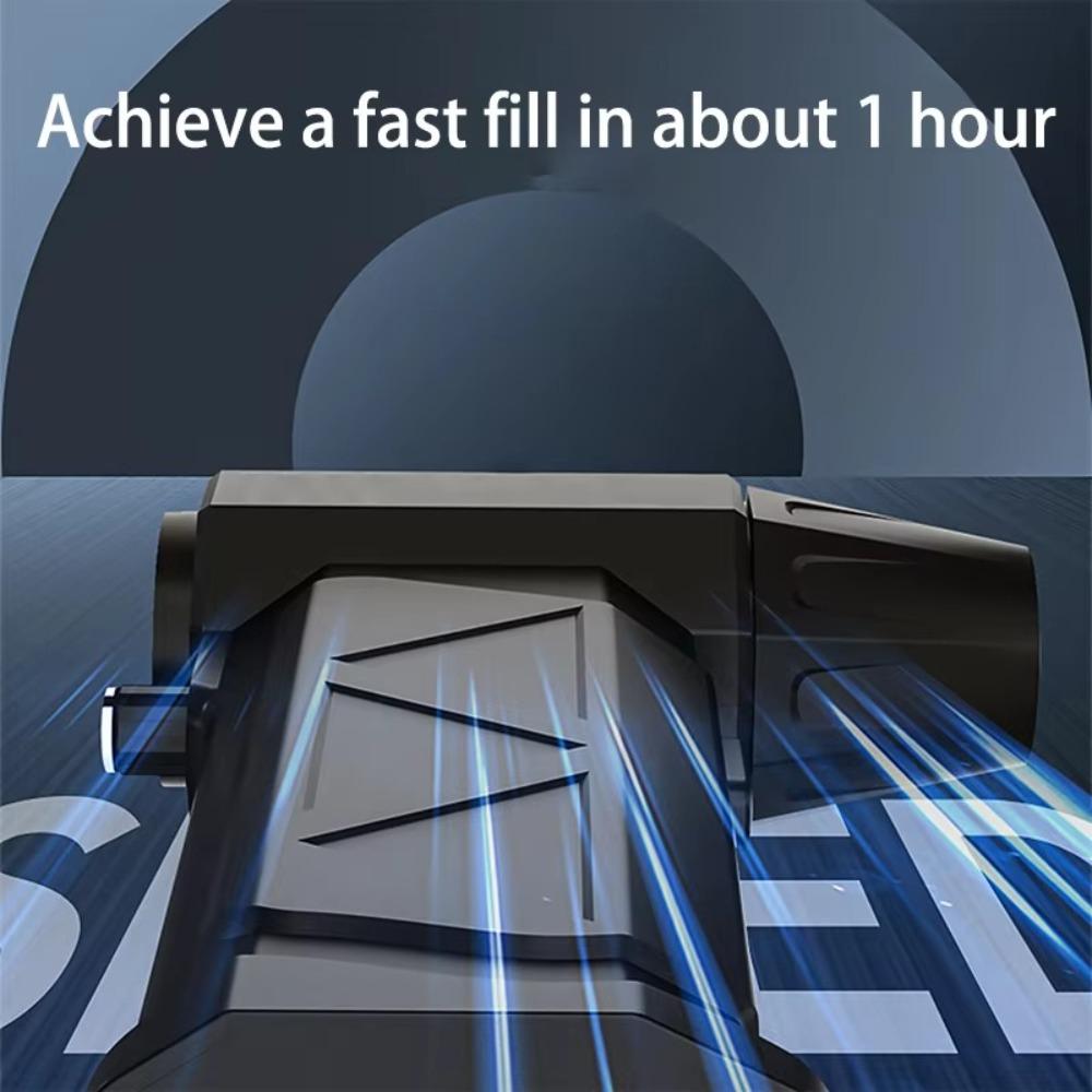 Турбовентилятор 300000 об/мин, зарядка Type-C, бесщеточный воздуходув, простой в использовании, перезаряжаемый воздуходув