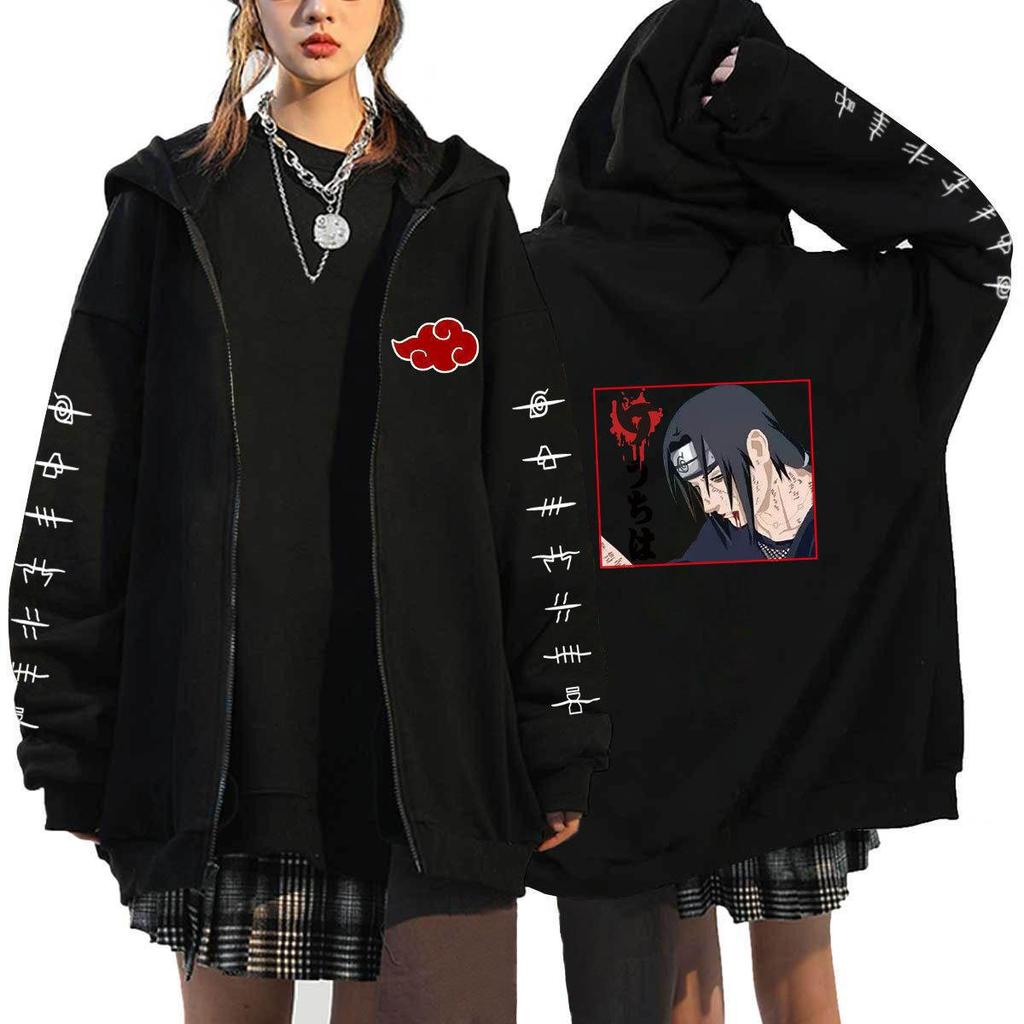 [] Популярная анимация NARUTO Наруто модный бренд свитер на молнии повседневный кардиган куртка