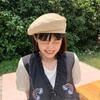 Japanese Style Solid Color Berets JK Retro Painter Cap Fashion Cotton Berets Hat  Girls