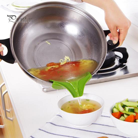 Силиконовая кухонная утварь, посуда, кастрюля, чаша, герметичный обод, дефлектор, инструмент для заливки