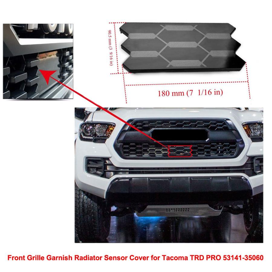 1 x Крышка датчика радиаторной решетки для Tacoma 2017-2019 с TRD Pro 53141-35060