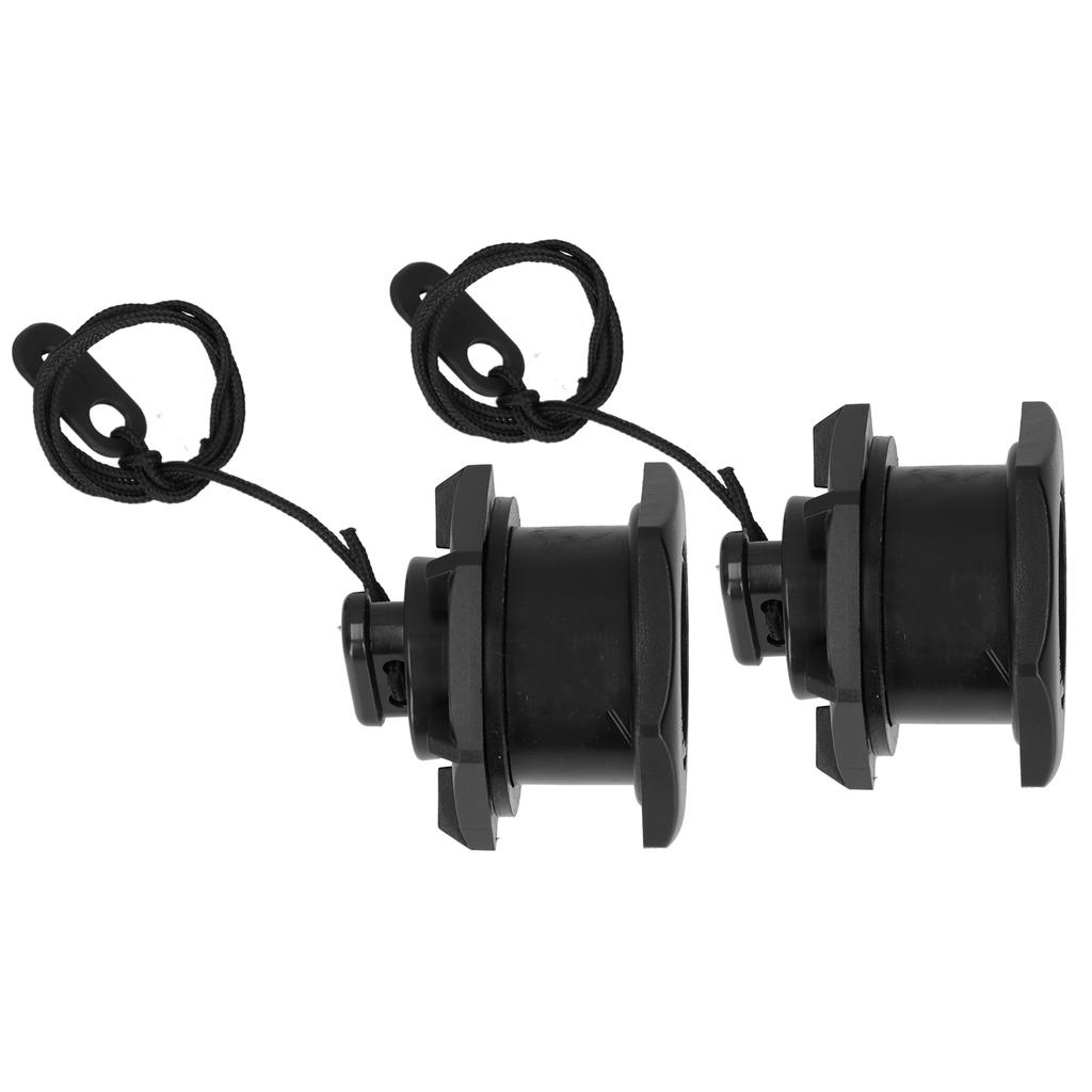2Pcs PVC Hex Drain Valve Replacement for Yacht Inflatable Fishing Boat Kayak Canoe