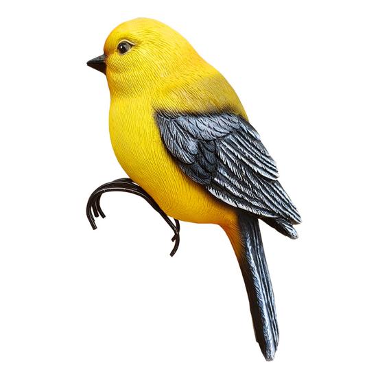 Кашпо Фигурка птицы Смола Садовая статуя птицы с когтями Декор для цветочного горшка Статуя попугая для бонсай Домашний декор Садовое искусство