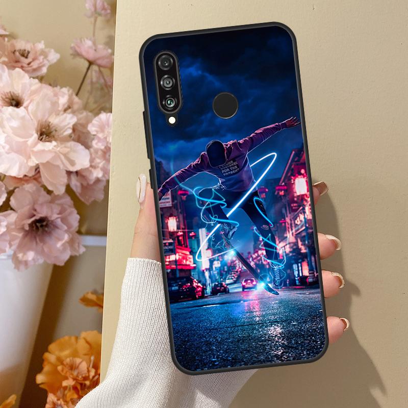 Крутой чехол для скейта для Honor 50 8X 9X 10i для Huawei P50 Pro P20 P40 P30 Lite P Smart 2021 Nova 5T
