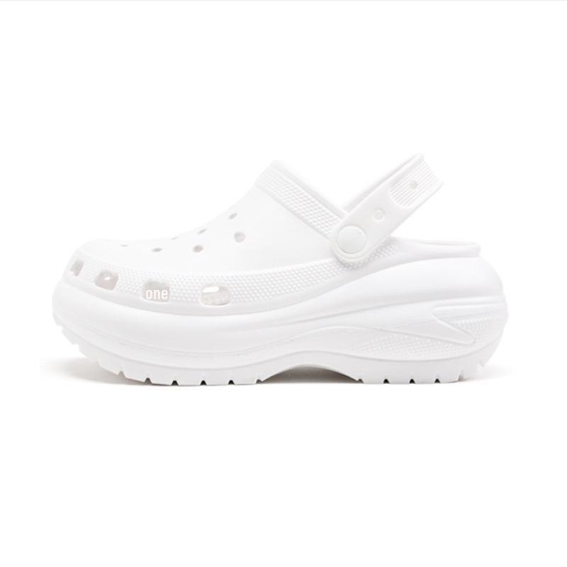 Женские классические туфли для отдыха на открытом воздухе Hole Shoes, увеличивающие рост, нескользящие, дышащие пляжные туфли