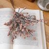 4 шт. Искусственные веточки с ягодами, поддельные ветки с фруктами, реалистичные поддельные растения, украшения для рождественского венка, поделок, свадебной вечеринки, зимнего декора дома