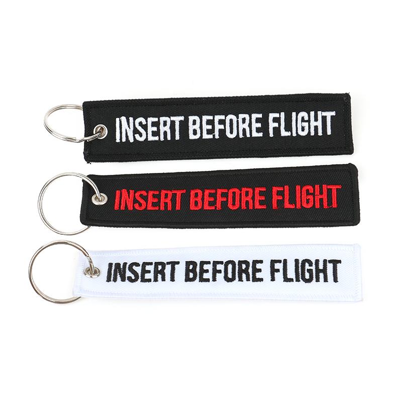 Car Key Ring Key Fobs Insert Before Flight Keychain Jewelry Luggage Key Tag