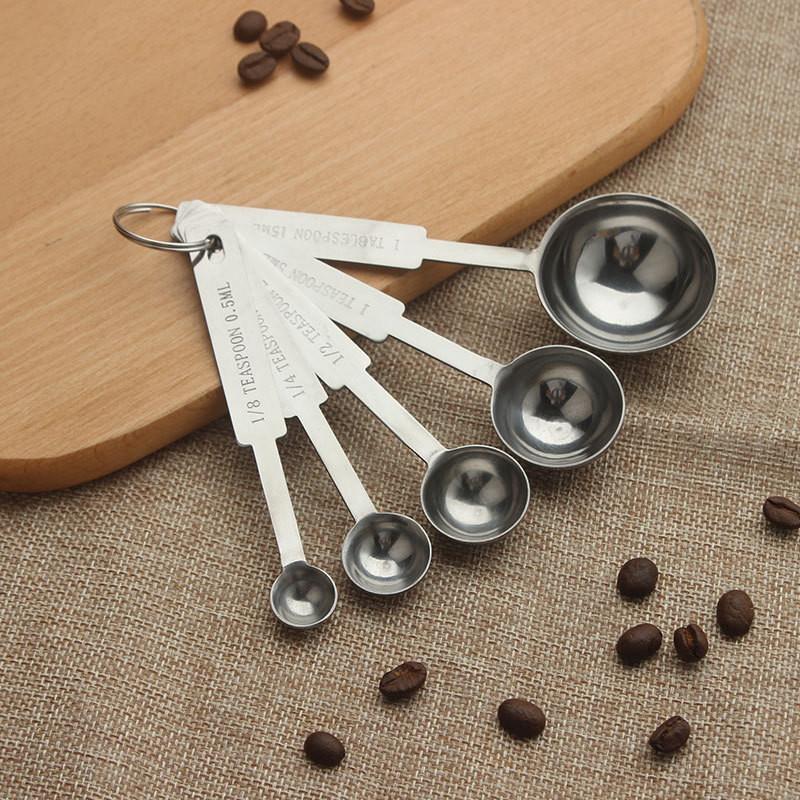 Steel Versatile Stainless Measuring Cups And Spoons Set For Baking Coffee And Sweet Treats