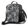 3D Dinosaur Camouflage Grey Black Color Insulated Lunch Box Durable Cooler Bag Thermal Tote Bag for School Beach Picnic Office
