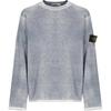 Logo Crew Neck Long Sleeve Sweatshirt Men Sweatshirt Blue Gray K1S155100030S00Z2-V0024