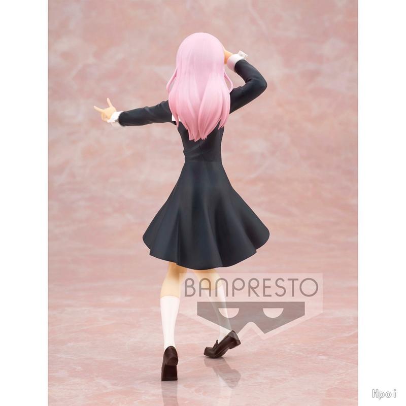 18cm Fujiwara Chika Anime Figure Love is War Shinomiya Kaguya Acction Figures Kawaii Girl Figurine PVC Collection Model Doll
