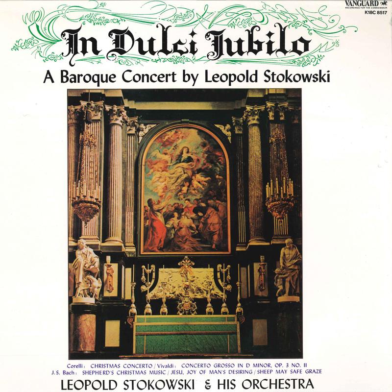LP Record LEOPOLD STOKOWSKI HIS ORCHESTRA I Baroque Concert By Leopold Stokowsk K18C8517 VANGUARD 1985 Japan Classical Used