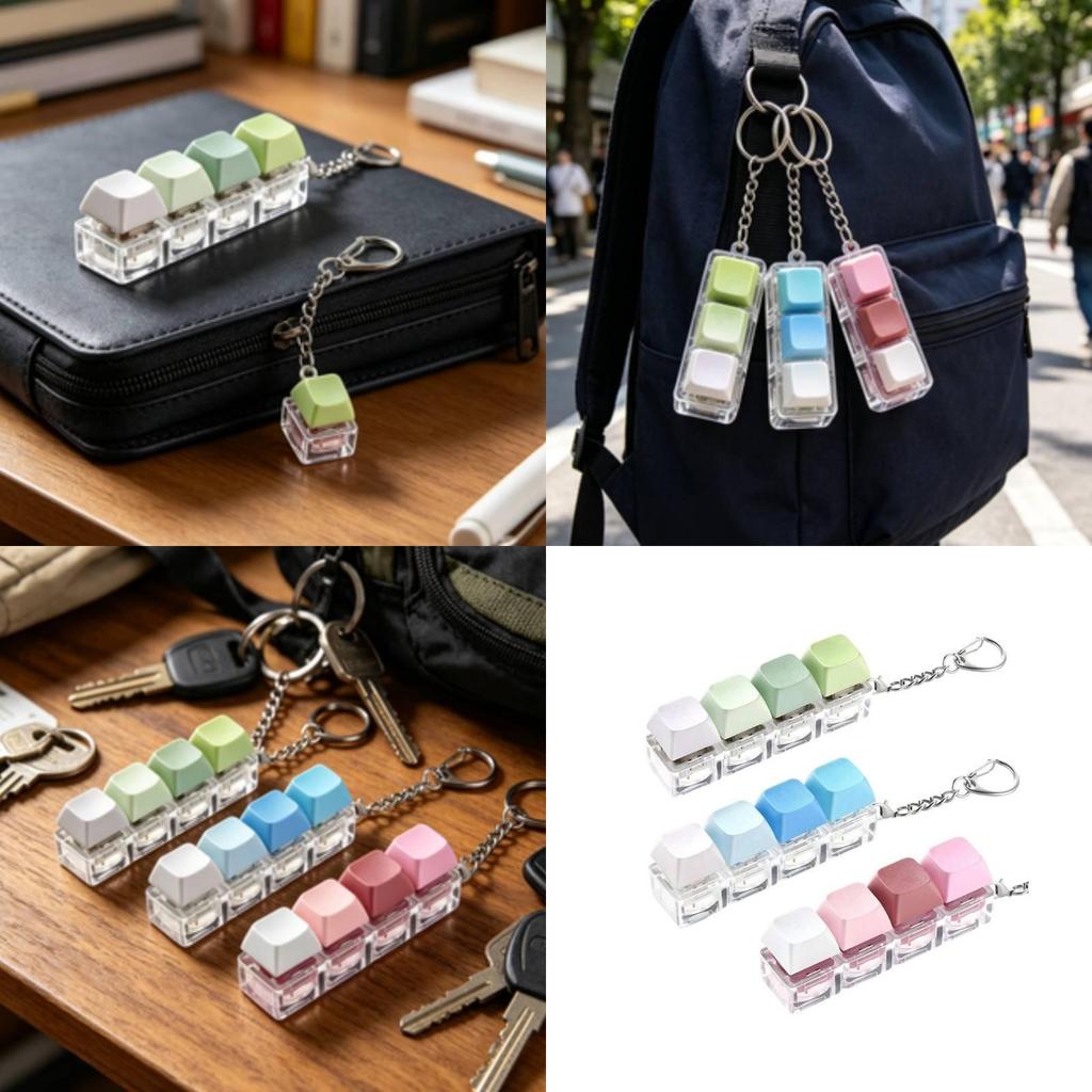 Пластиковый набор игрушек с брелоком для снятия стресса и развития координации рук