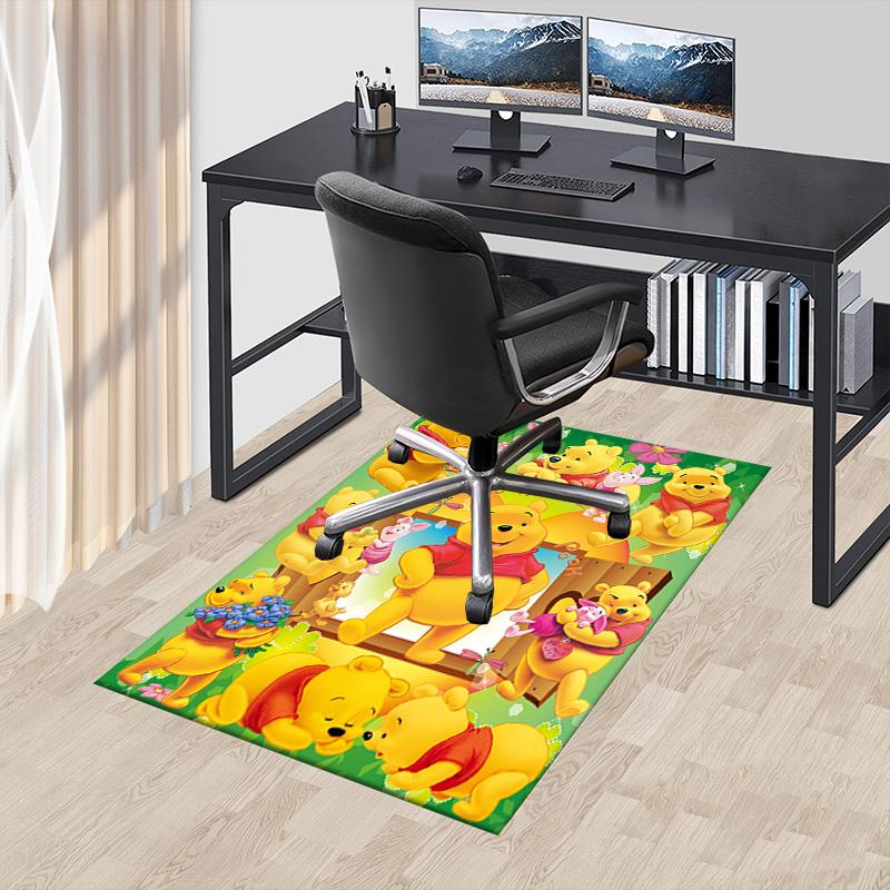 Piglet'S Tea Party Carpet For Playroom Bedroom Living Room Sofa Home Decorkids Game Area Rug Nonslip Floor Mat