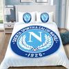 Napoli Bed Covers Bedding Set,SSC Football Club Logo Cover Modern Printed 2/3Piece Set 1 Bed Cover,Birthday Gifts