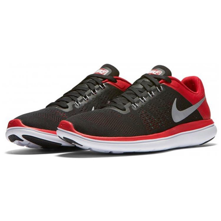 Nike Flex 2016 RN 'Черный Университетский Красный' Мужские 830369-006