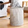 Clothes Basket Foldable Large Capacity with Handle Waterproof Square Laundry Storage Bag for Bedroom