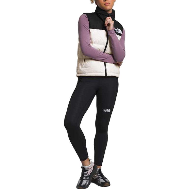 The North Face Ретро жилет Nuptse 1996 Белый Dune/TNF Черный Женский NF0A3XEP-Q4C