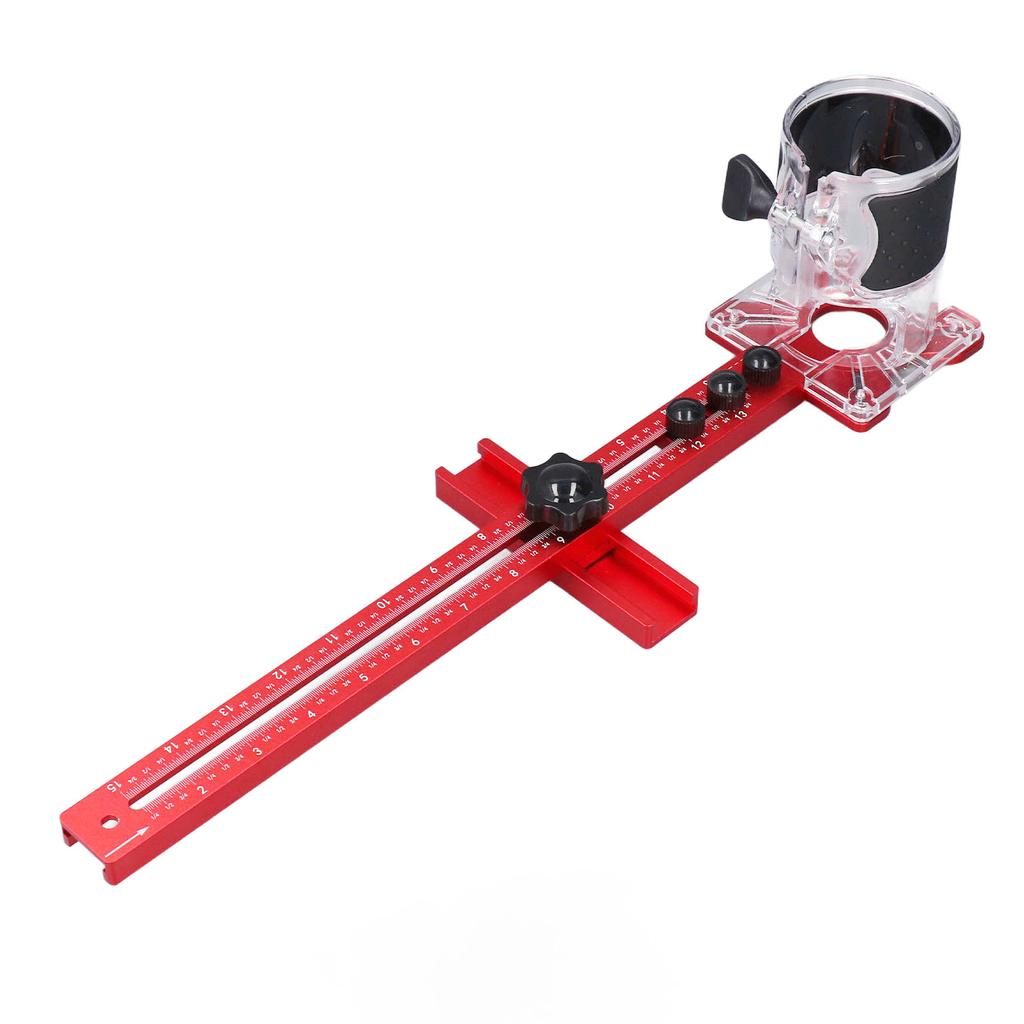 Router Milling Groove Bracket 4 In 1 Cabinet Hardware Jig Circle Cutting Guide Adjustable Woodworkin