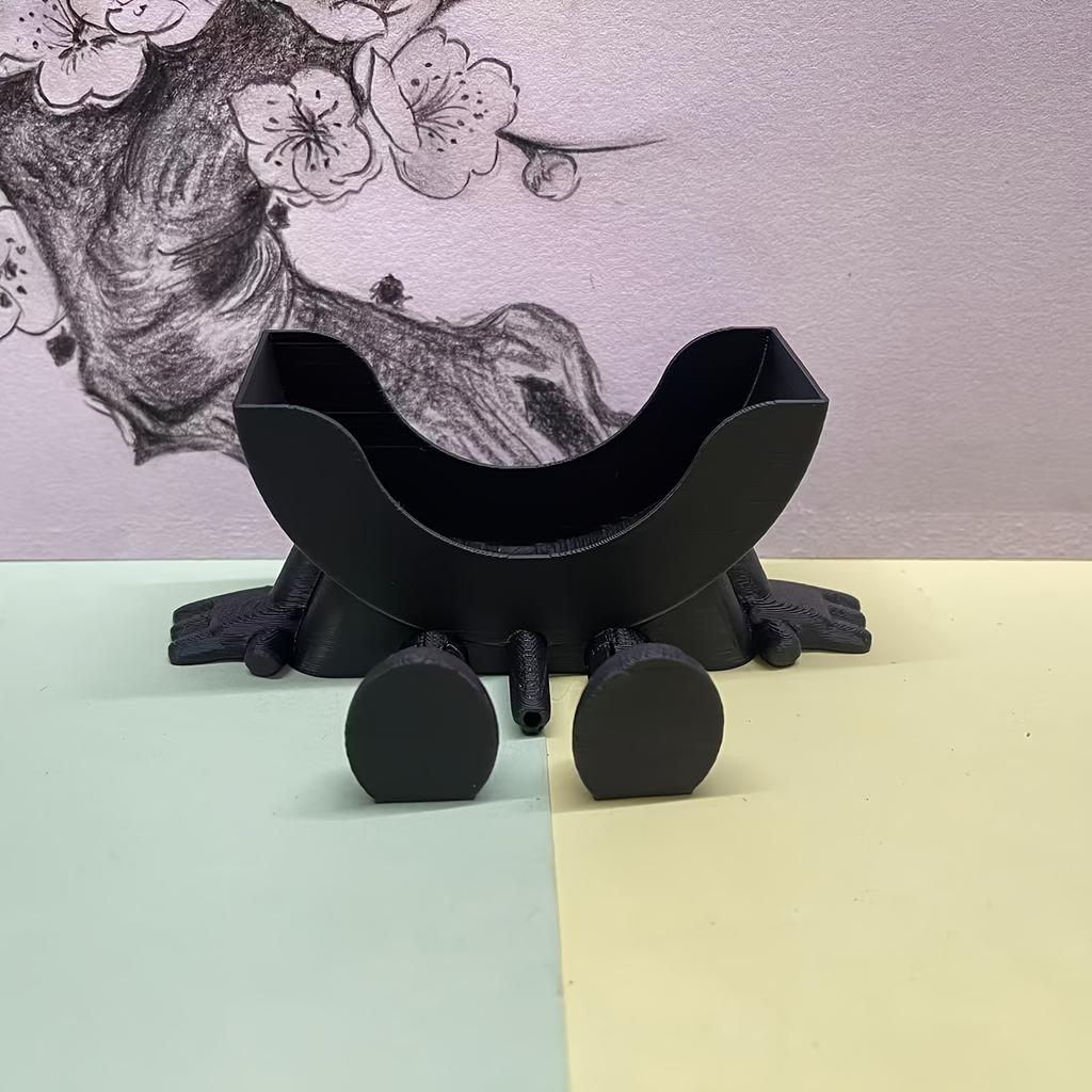 Cute and Fun Drainage Smiley Face Sponge Holder Legs with drainage holes | 2026 New Creative 3D Printed dishwashing sponge storage rack Kitchen sink