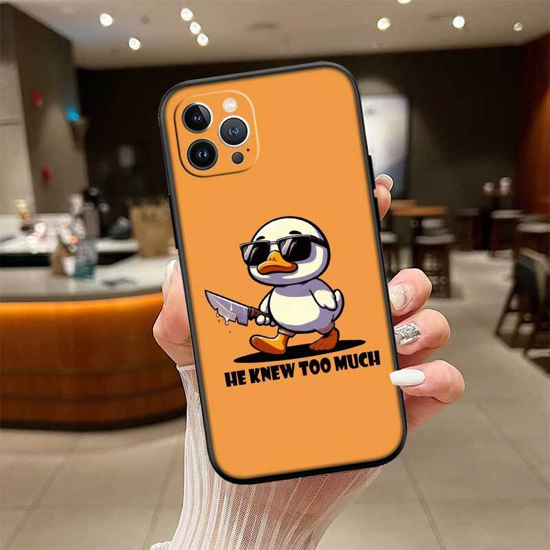 DUCK Cartoon Case for Samsung M55 M35 M15 A02 A05S A05 A06 A15 A12 A13 A10 A16 A20 A22 A24 A25 A30 A31 A32 A33 A35 A42 A50
