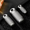 Mini Titanium Alloy Storage Box Portable Pill Container Camping Survival Bottle Outdoor EDC Tool