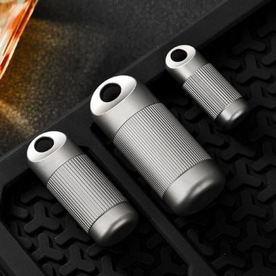 Мини Титановый Сплав Коробка для Хранения Портативный Контейнер для Таблеток Бутылка для Выживания в Кемпинге Инструмент EDC для Активного Отдыха