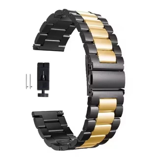 22 мм 20 мм Металлический ремешок для Samsung Galaxy Watch 7 6 5 4 40 мм 44 мм 46 мм 5Pro 45 мм Ремешок из нержавеющей стали для Amazfit Bip Huawei GT4.