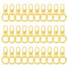 30pcs Lobster Claw Fastener Keychain Swivel Trigger Clips Zinc Alloy Colorful Key Chain Clips Snap Hook Jump Flat Split Ring DIY Craft Jewelry Making