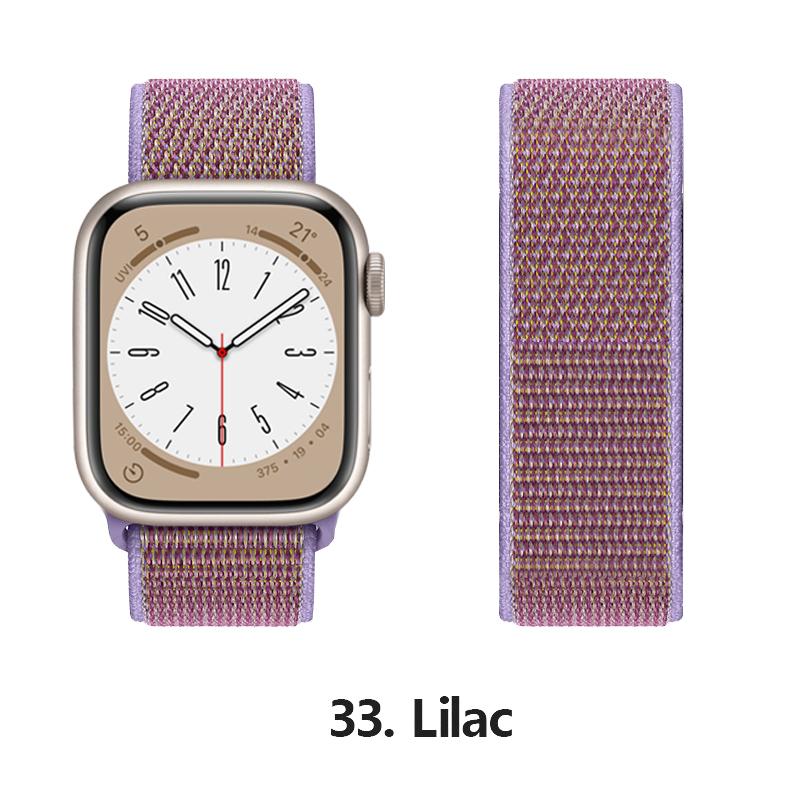 Нейлоновый ремешок для Apple Watch 10 Ремешки 46мм 44мм 40мм 45мм 41мм 49мм 42мм 38мм Браслет Correa iwatch Серия 8 se 7 6 3 9 11 40 мм