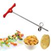 Potato Carrot Cucumber Spiral Vegetable Cutter Slicer Manual Roller French Fry Cutter Making Twist Shredder Grater Kitchen Tools