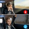 Автомобильные шторки, 2 шт., дышащая сетчатая шторка на боковое заднее стекло автомобиля, эластичная сетка для окна для ребенка, семьи, питомца, защита от УФ-излучения, чехлы на окна