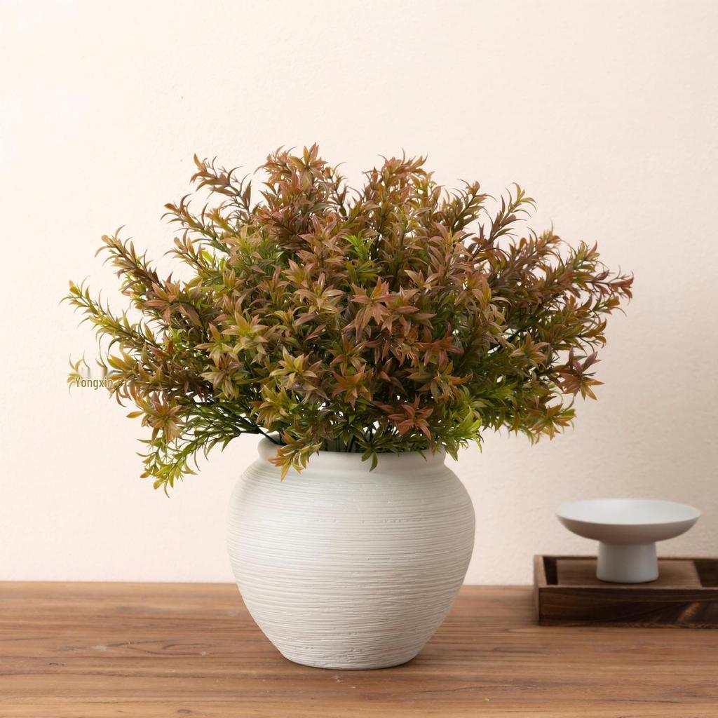 Artificial Rosemary and Fern Greenery Bunches for Home and Garden Decoration