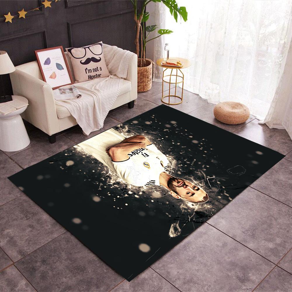 Karim Benzema's Cosmic Celebration Carpet Perfect for Foyer Entryway Hallway Decorate room Anti-slip Rug Anime Office Decor Birthday/Christmas Gift