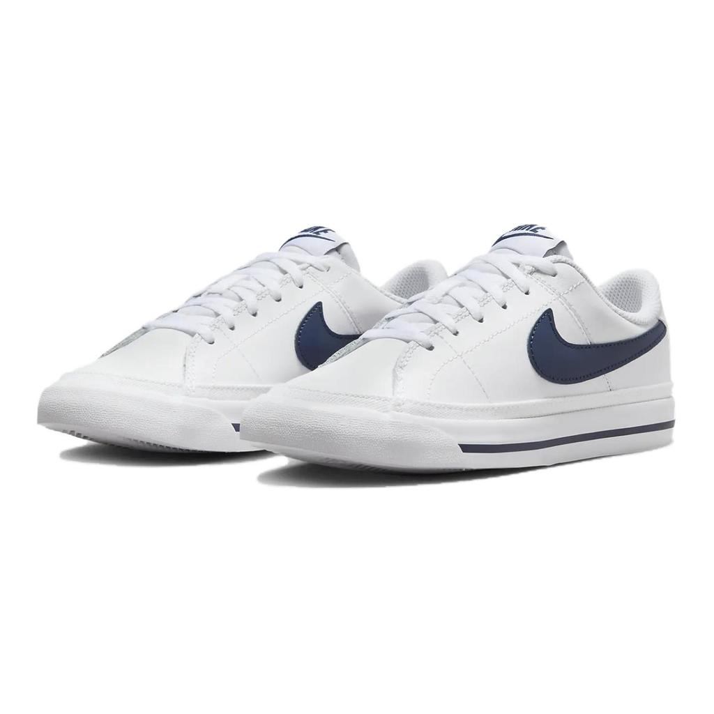 Nike Кроссовки Court Legacy GS White Midnight Navy для детей DA5380-125