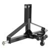3 Point Trailer Hitch with 2 in Receiver, 3pt Quick Hitch Attachment, Heavy Duty Tractor Tow Drawbar Adapter, Compatible with Kubota, Mahindra, Ford,
