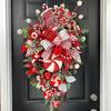 50cm Christmas Candy Ornaments Christmas Door Hanging Christmas Candy Hanging Tree Wall Decoration Garden Decoration Wreath