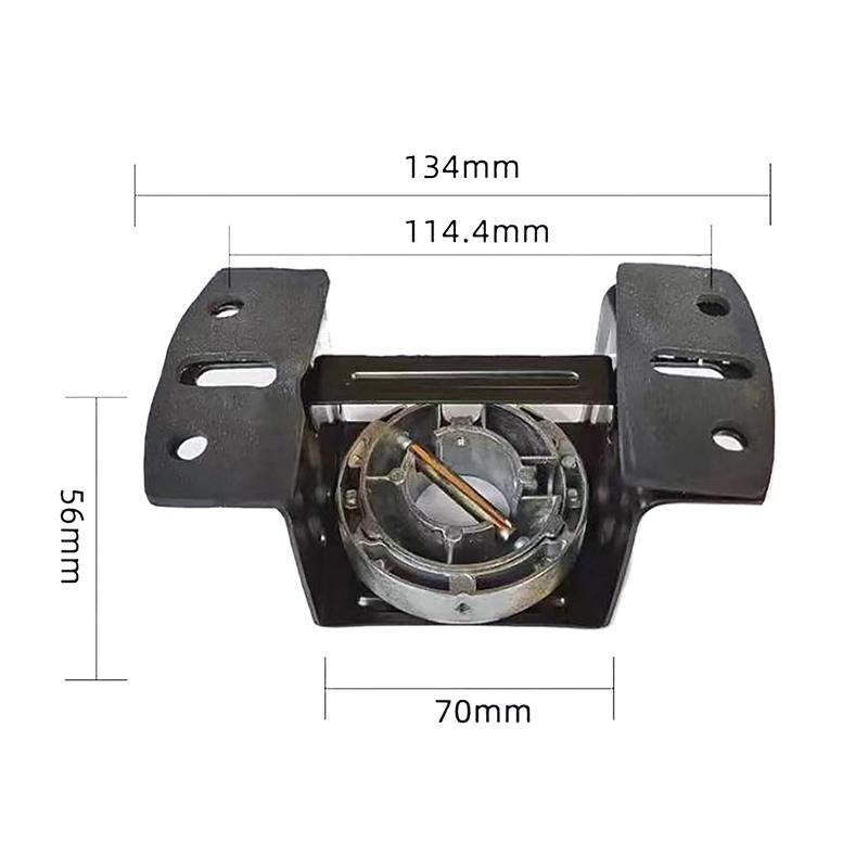 Full Set Ceiling Fan Light Fixture Mounting Bracket With Thickthin Rod Holder Universal Screw Fittings And Lamp Base Gear