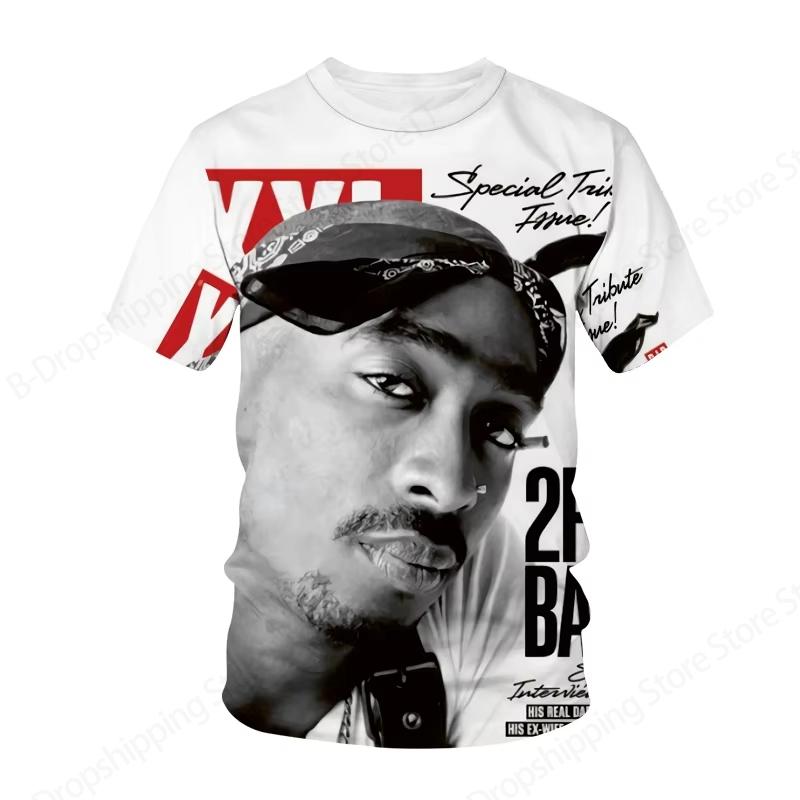 Новая мужская женская футболка рэпера Тупака 2Pac с 3D-принтом, модная летняя повседневная футболка с коротким рукавом, женские топы, футболки, альбом