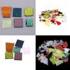 56g Kiln Fusing Glass Confetti Dichroic Tiles - Assorted Microwave for DIY