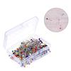 Color Pearlescent Needle Bead Needle Positioning Needle 100 Boxed Sewing Beedle