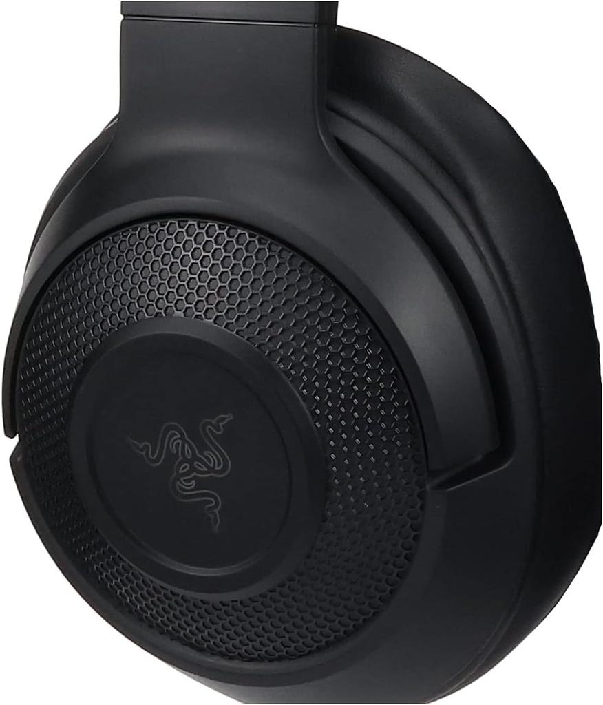 Razer Kraken V3 X Gaming Surround TriForce 40mm Unidirectional Noise Compatible with and Smartphones Headset, Black, 7.1 Sound, Drivers, Microphone,