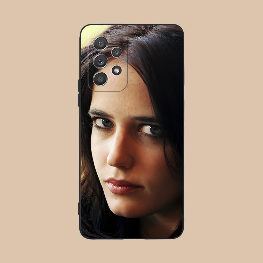 Матовый TPU чехол для мобильного телефона Eva Green для Samsung Galaxy A56 55 54 53 52 51 36 35 34 23 16 15 5G Цветная обложка