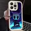 Чехол для телефона iPhone 17 Air 16E 15 16 Pro Max H-Hollow K-Knight Игровой чехол 14 Plus 13 12 Mini Мягкий силиконовый чехол Fundas
