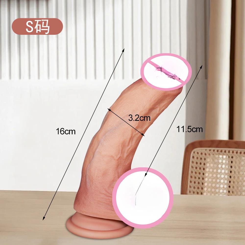 Силиконовый реалистичный дилдо с присоской - Реалистичная игрушка в виде пениса для женщин, Прочное основание для использования без рук, Взрослая секс-игрушка