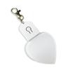 LED Light Sublimation Ornament Blanks for DIY Crafts and Christmas Decoration Clear Acrylic Heart Shaped Keyring Pendant