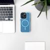 iPhone 16 Pro Max Light Blue MagSafe Magnetic Case by Hurtel