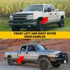 1/2Pair Front Handle Door Outside For 1999-2007 Silverado Chevy GMC Sierra Cadil
