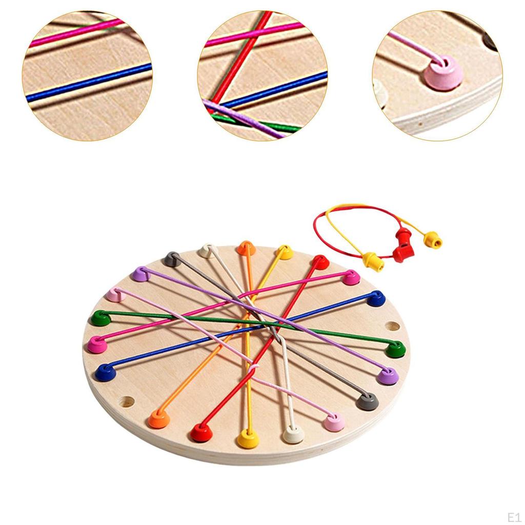 Rope Dismantle Toys Loosen Toy Table Game Portable Color Puzzle Challenge Board